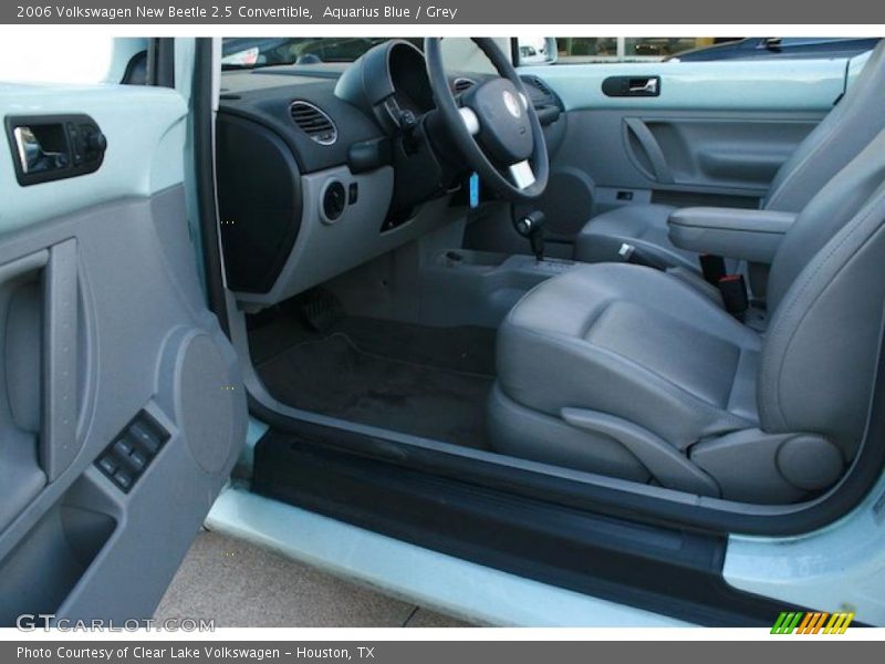 Aquarius Blue / Grey 2006 Volkswagen New Beetle 2.5 Convertible