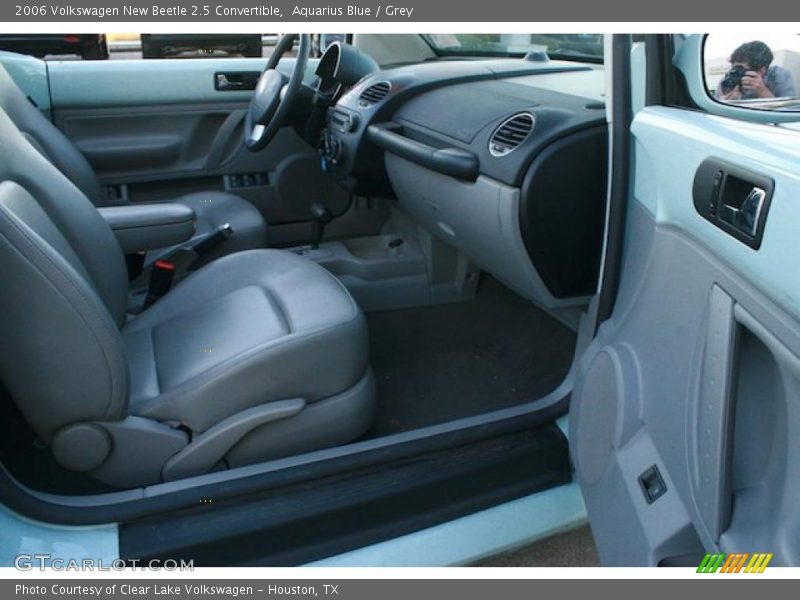 Aquarius Blue / Grey 2006 Volkswagen New Beetle 2.5 Convertible