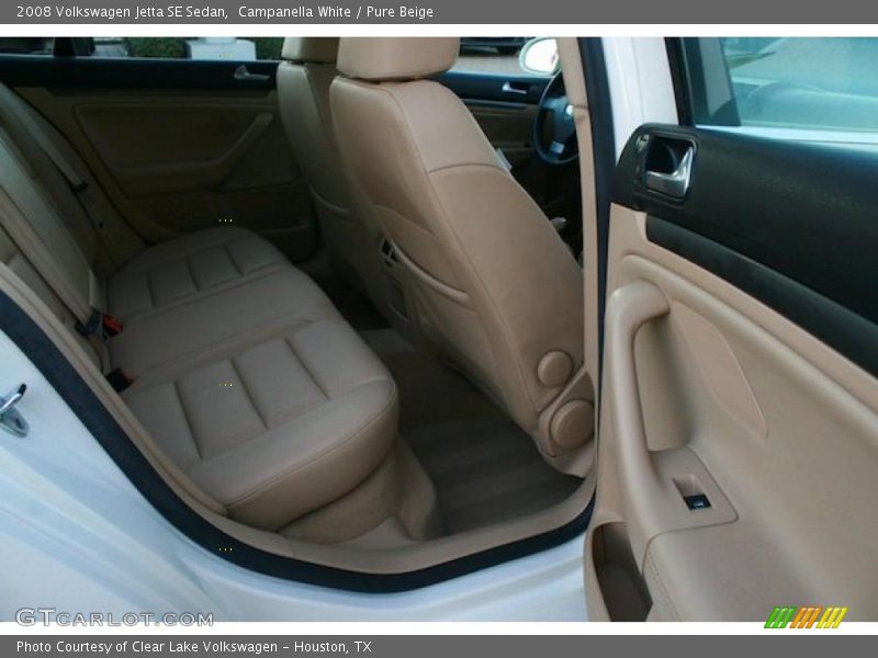 Campanella White / Pure Beige 2008 Volkswagen Jetta SE Sedan