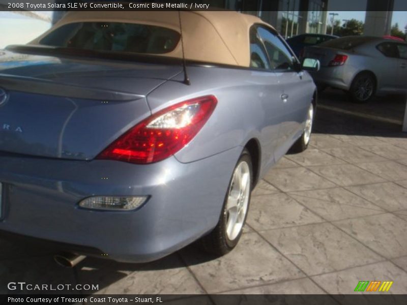 Cosmic Blue Metallic / Ivory 2008 Toyota Solara SLE V6 Convertible