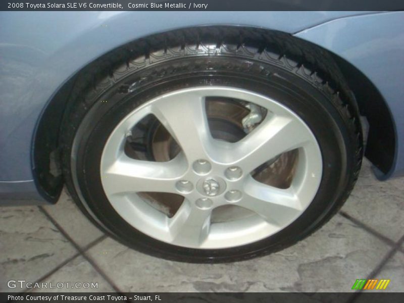 Cosmic Blue Metallic / Ivory 2008 Toyota Solara SLE V6 Convertible