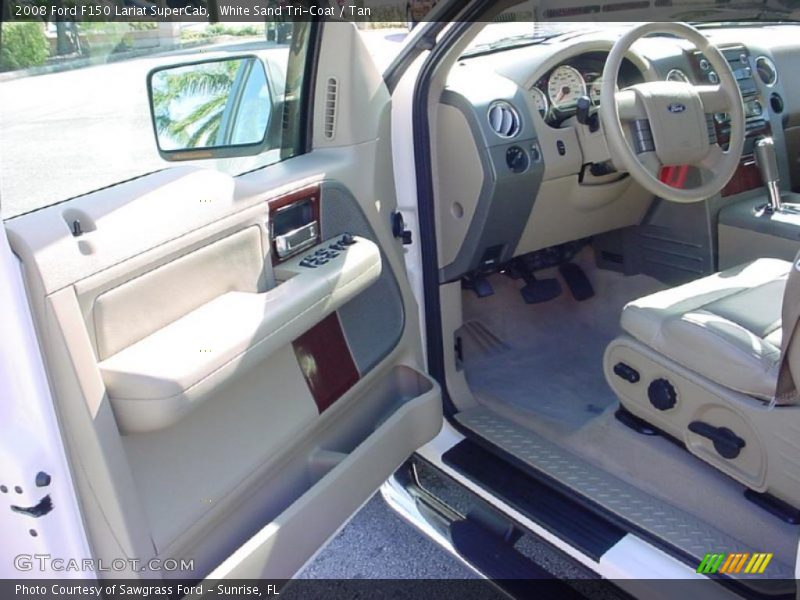  2008 F150 Lariat SuperCab Tan Interior
