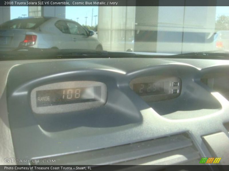 Cosmic Blue Metallic / Ivory 2008 Toyota Solara SLE V6 Convertible