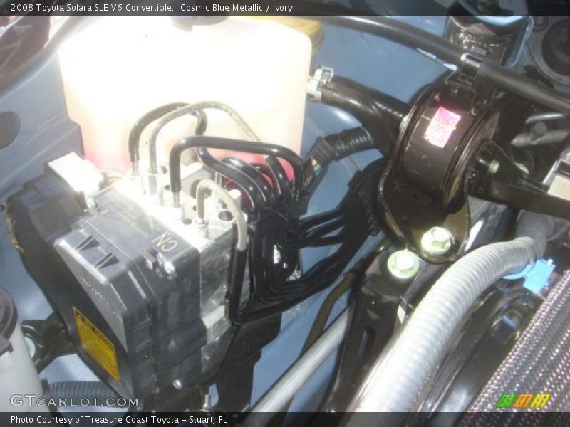 Cosmic Blue Metallic / Ivory 2008 Toyota Solara SLE V6 Convertible