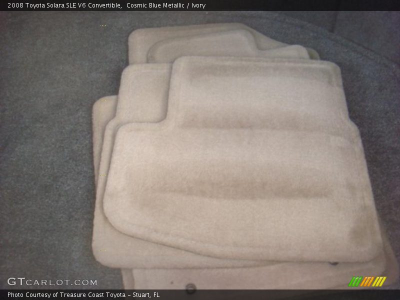 Cosmic Blue Metallic / Ivory 2008 Toyota Solara SLE V6 Convertible