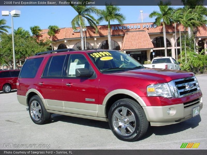 Redfire Metallic / Camel 2008 Ford Expedition Eddie Bauer