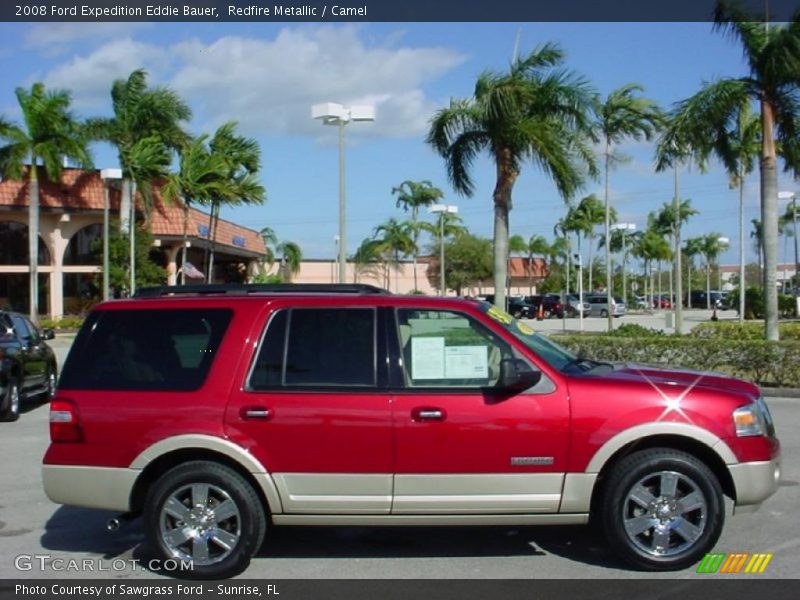 Redfire Metallic / Camel 2008 Ford Expedition Eddie Bauer