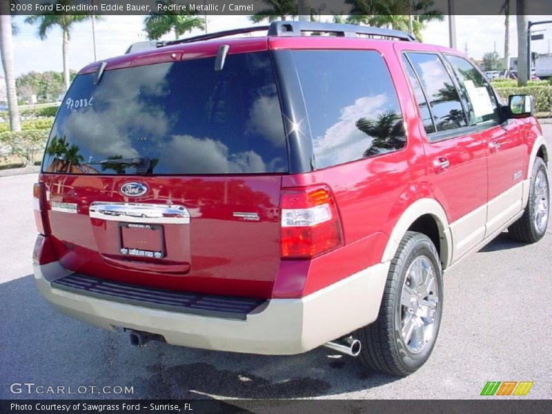 Redfire Metallic / Camel 2008 Ford Expedition Eddie Bauer