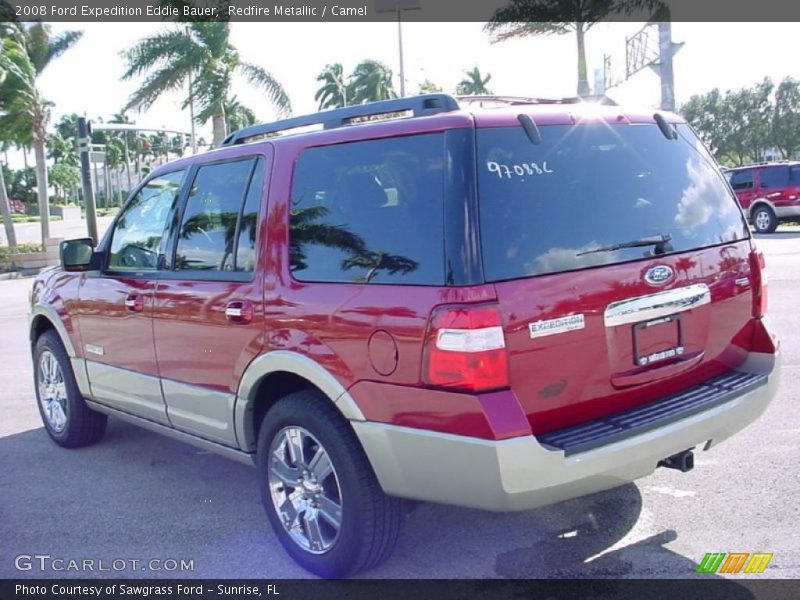 Redfire Metallic / Camel 2008 Ford Expedition Eddie Bauer