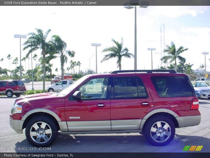 Redfire Metallic / Camel 2008 Ford Expedition Eddie Bauer