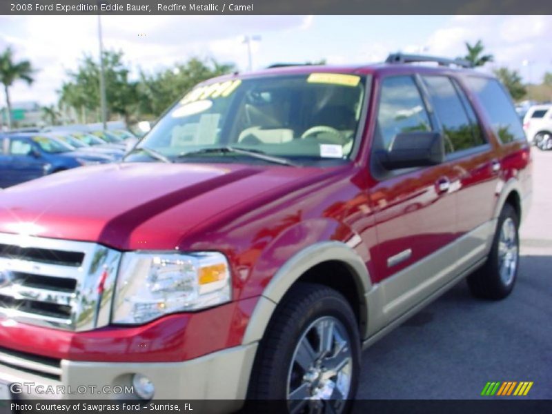 Redfire Metallic / Camel 2008 Ford Expedition Eddie Bauer