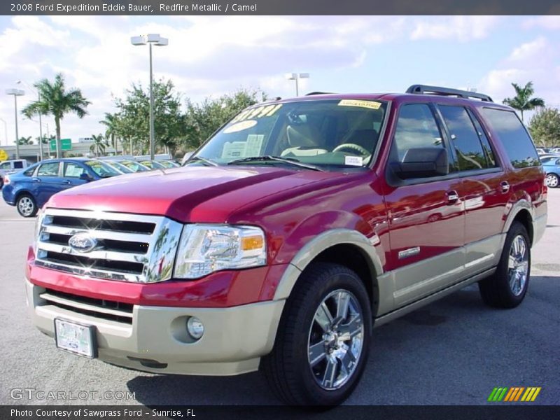 Redfire Metallic / Camel 2008 Ford Expedition Eddie Bauer