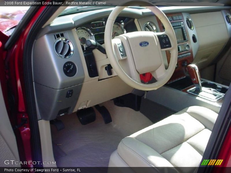 Redfire Metallic / Camel 2008 Ford Expedition Eddie Bauer