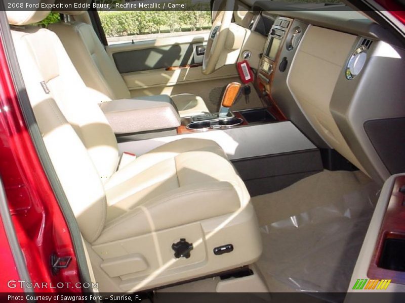 Redfire Metallic / Camel 2008 Ford Expedition Eddie Bauer
