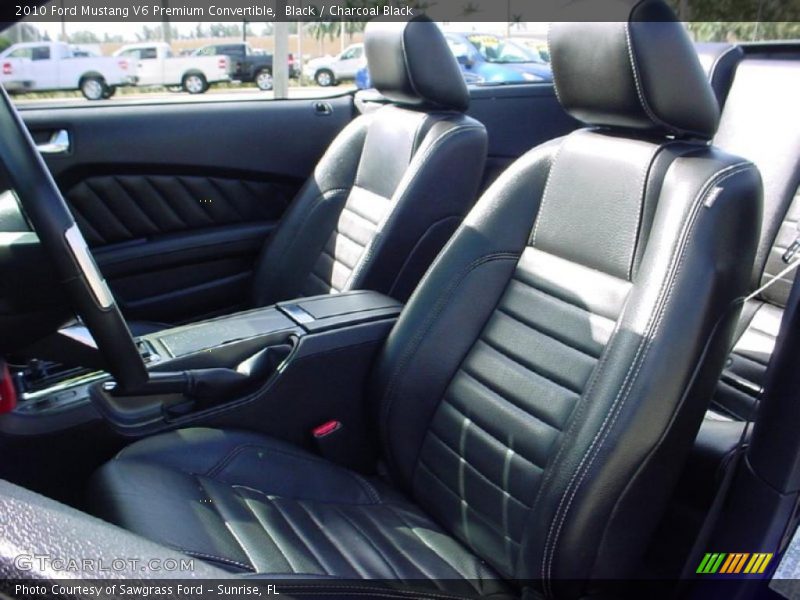 Black / Charcoal Black 2010 Ford Mustang V6 Premium Convertible