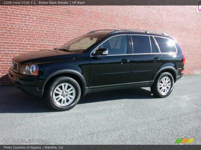 Ember Black Metallic / Off Black 2008 Volvo XC90 3.2