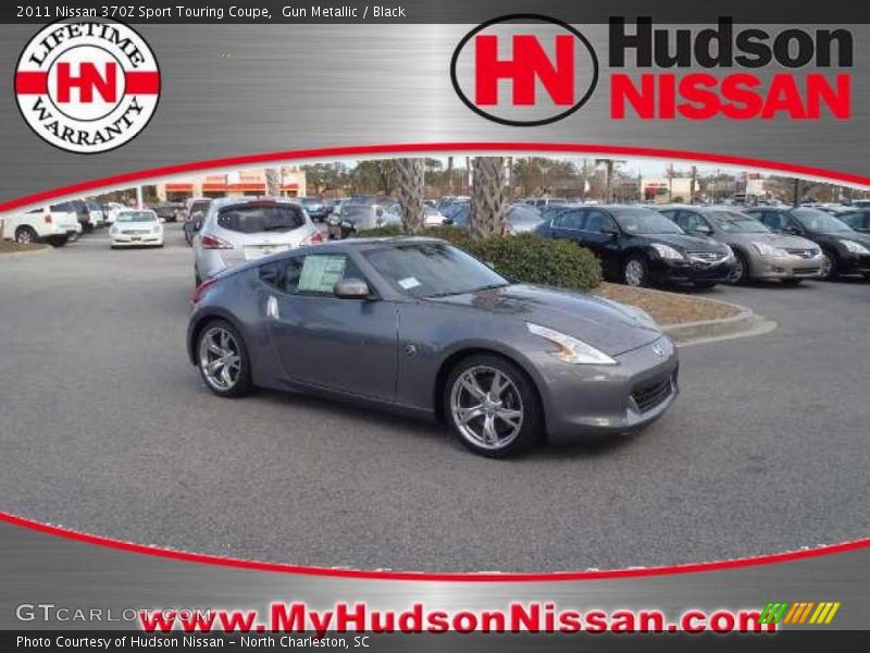 Gun Metallic / Black 2011 Nissan 370Z Sport Touring Coupe