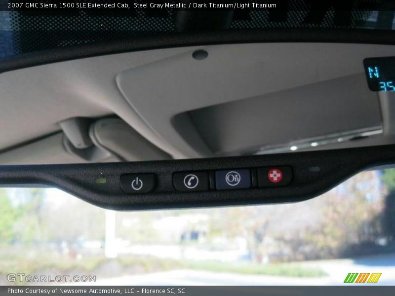Steel Gray Metallic / Dark Titanium/Light Titanium 2007 GMC Sierra 1500 SLE Extended Cab