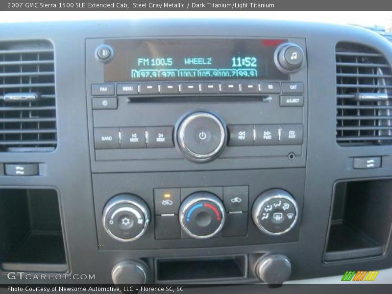 Steel Gray Metallic / Dark Titanium/Light Titanium 2007 GMC Sierra 1500 SLE Extended Cab