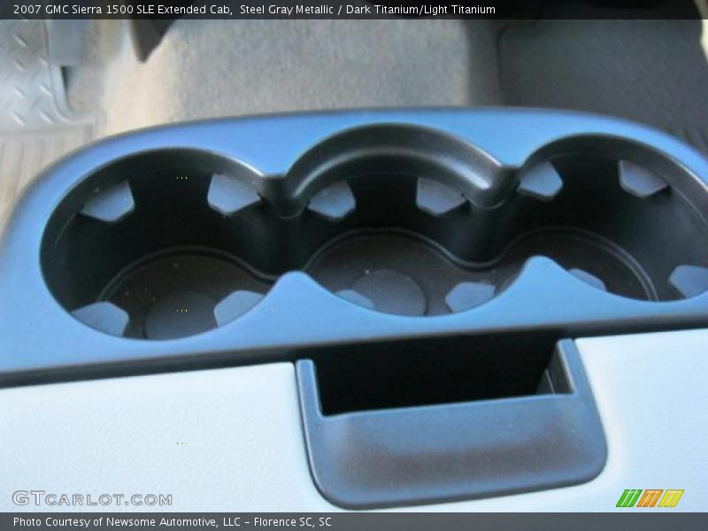 Steel Gray Metallic / Dark Titanium/Light Titanium 2007 GMC Sierra 1500 SLE Extended Cab