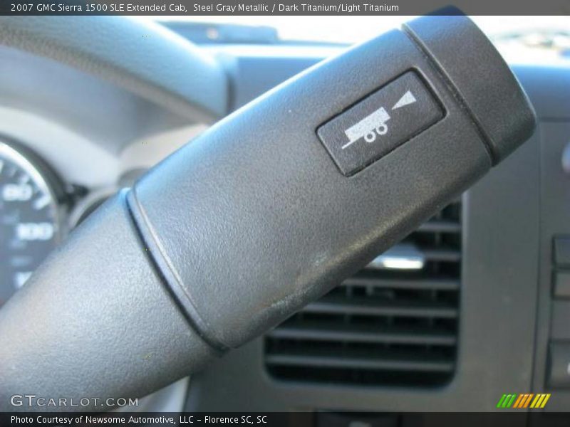 Steel Gray Metallic / Dark Titanium/Light Titanium 2007 GMC Sierra 1500 SLE Extended Cab