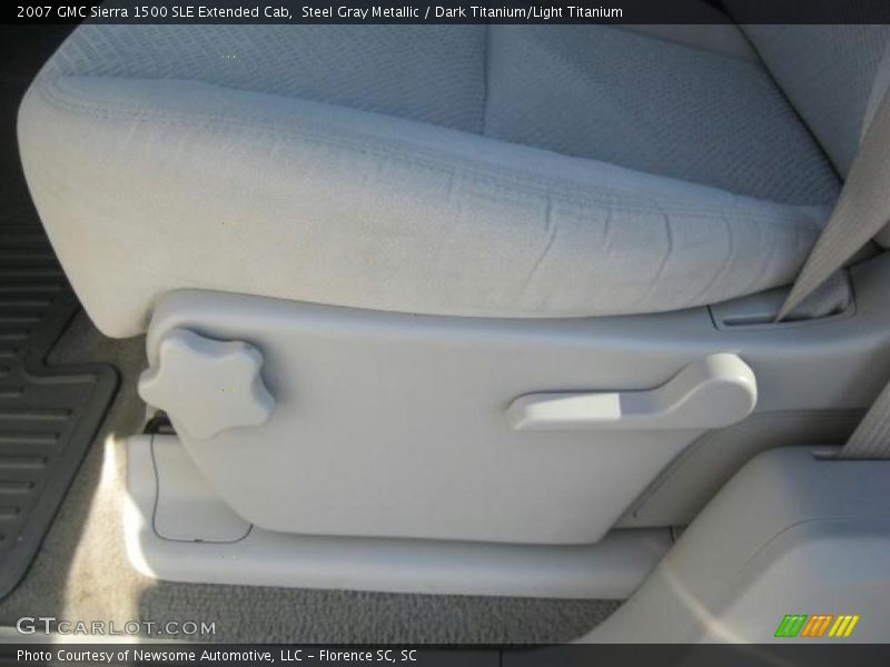 Steel Gray Metallic / Dark Titanium/Light Titanium 2007 GMC Sierra 1500 SLE Extended Cab