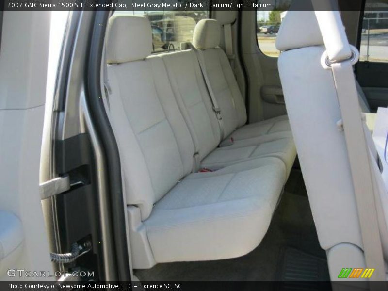 Steel Gray Metallic / Dark Titanium/Light Titanium 2007 GMC Sierra 1500 SLE Extended Cab