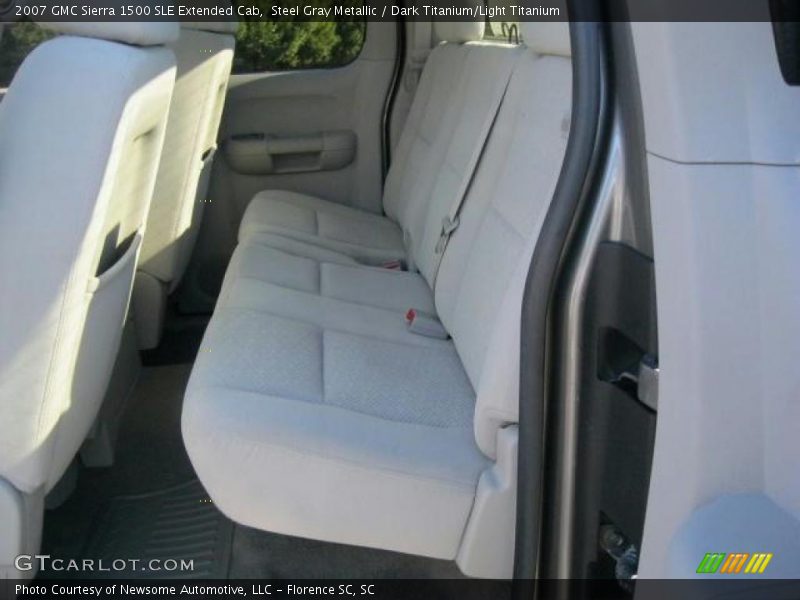 Steel Gray Metallic / Dark Titanium/Light Titanium 2007 GMC Sierra 1500 SLE Extended Cab