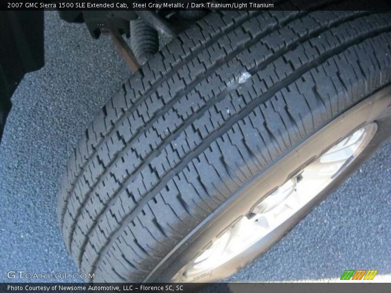 Steel Gray Metallic / Dark Titanium/Light Titanium 2007 GMC Sierra 1500 SLE Extended Cab