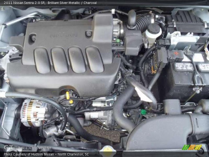 Brilliant Silver Metallic / Charcoal 2011 Nissan Sentra 2.0 SR