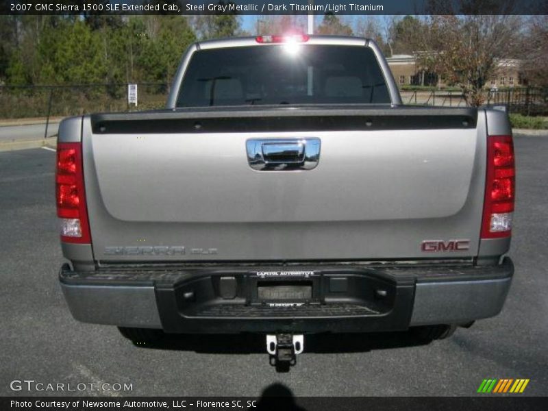 Steel Gray Metallic / Dark Titanium/Light Titanium 2007 GMC Sierra 1500 SLE Extended Cab