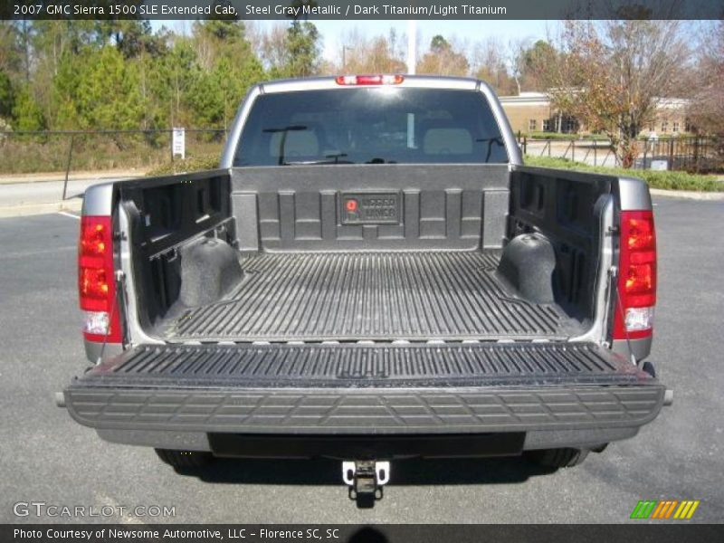 Steel Gray Metallic / Dark Titanium/Light Titanium 2007 GMC Sierra 1500 SLE Extended Cab