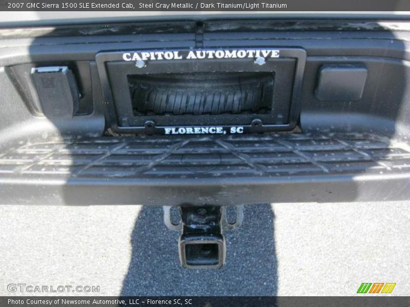 Steel Gray Metallic / Dark Titanium/Light Titanium 2007 GMC Sierra 1500 SLE Extended Cab