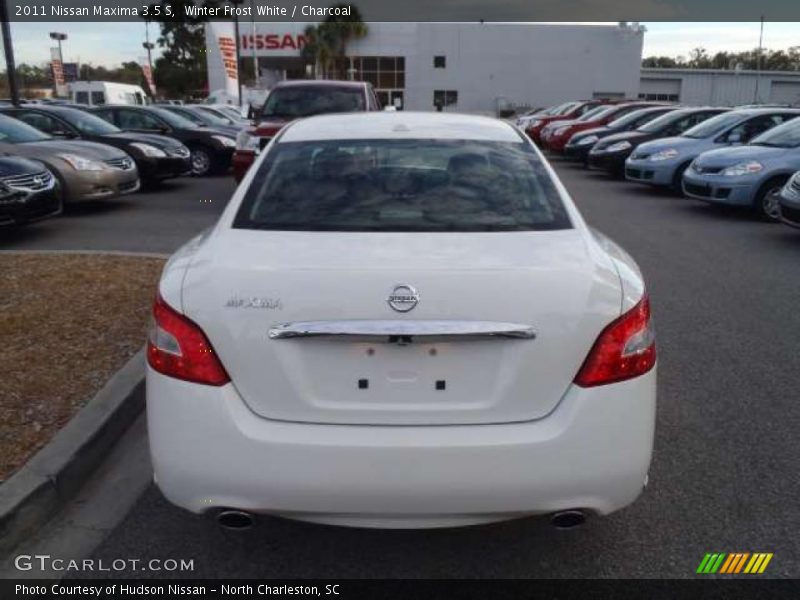 Winter Frost White / Charcoal 2011 Nissan Maxima 3.5 S