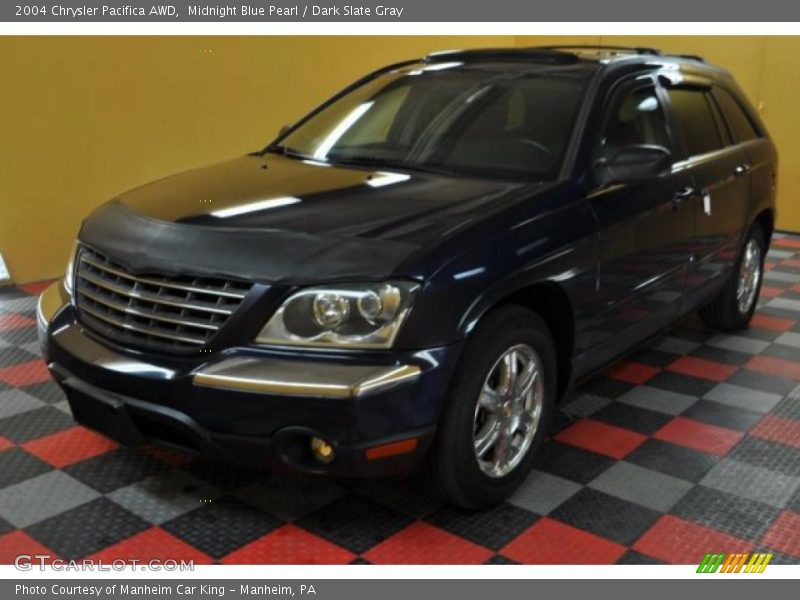 Midnight Blue Pearl / Dark Slate Gray 2004 Chrysler Pacifica AWD