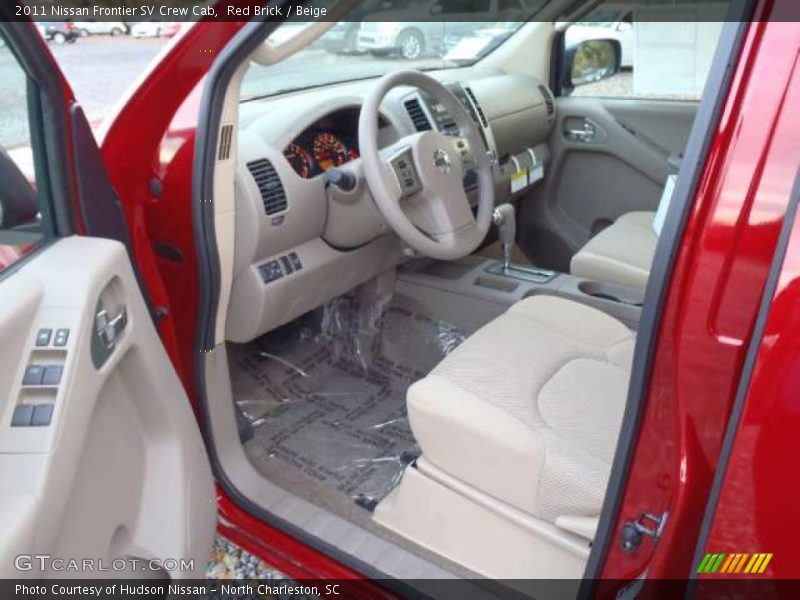 Red Brick / Beige 2011 Nissan Frontier SV Crew Cab