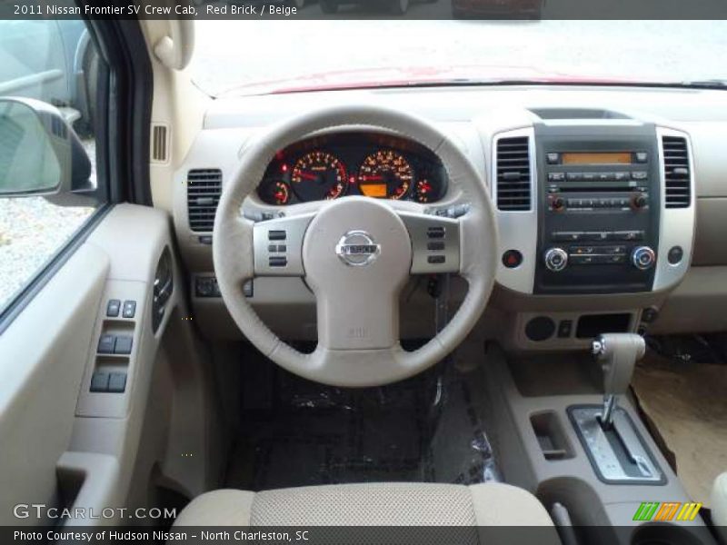 Red Brick / Beige 2011 Nissan Frontier SV Crew Cab