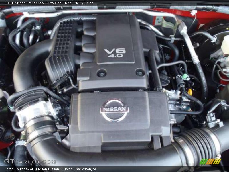 Red Brick / Beige 2011 Nissan Frontier SV Crew Cab