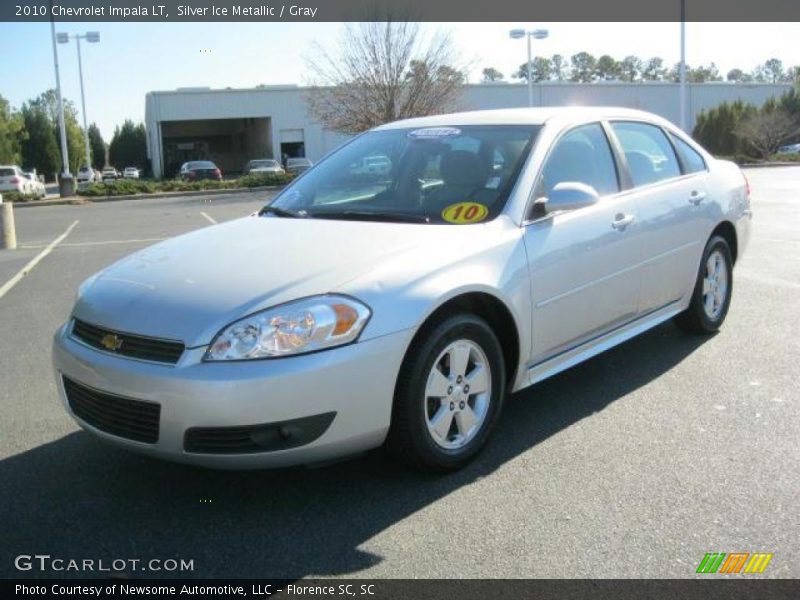 Silver Ice Metallic / Gray 2010 Chevrolet Impala LT