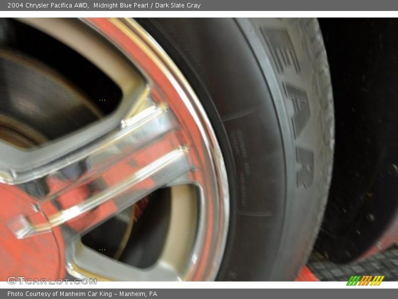 Midnight Blue Pearl / Dark Slate Gray 2004 Chrysler Pacifica AWD