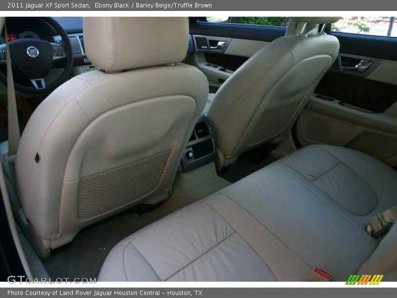 Ebony Black / Barley Beige/Truffle Brown 2011 Jaguar XF Sport Sedan