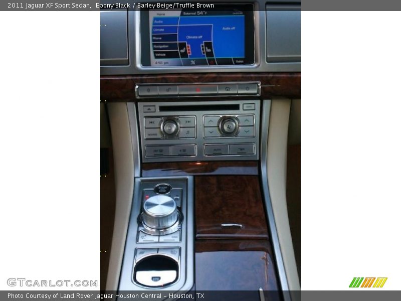 Ebony Black / Barley Beige/Truffle Brown 2011 Jaguar XF Sport Sedan