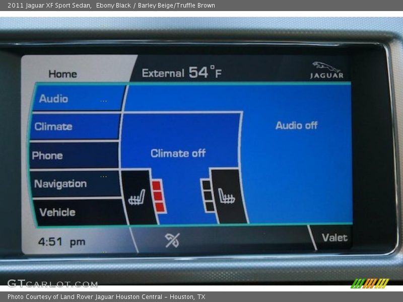 Ebony Black / Barley Beige/Truffle Brown 2011 Jaguar XF Sport Sedan