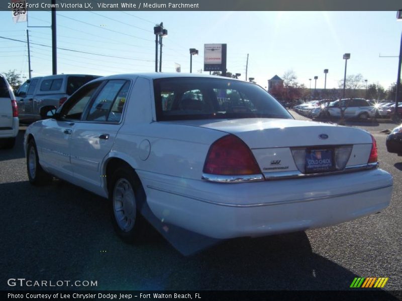 Vibrant White / Medium Parchment 2002 Ford Crown Victoria LX