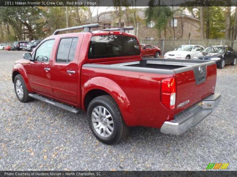 Red Brick / Beige 2011 Nissan Frontier SL Crew Cab