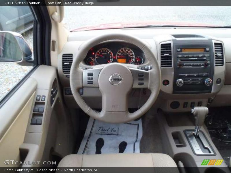 Red Brick / Beige 2011 Nissan Frontier SL Crew Cab