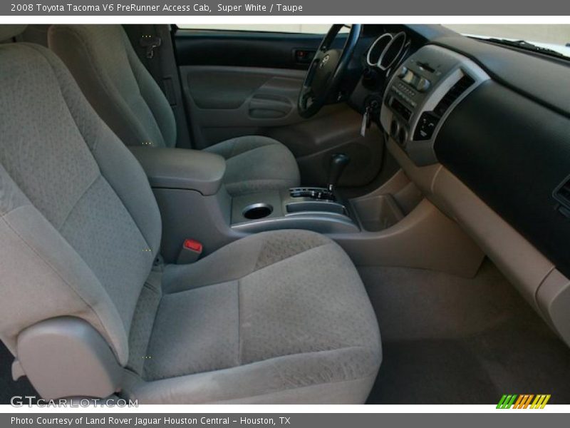 Super White / Taupe 2008 Toyota Tacoma V6 PreRunner Access Cab