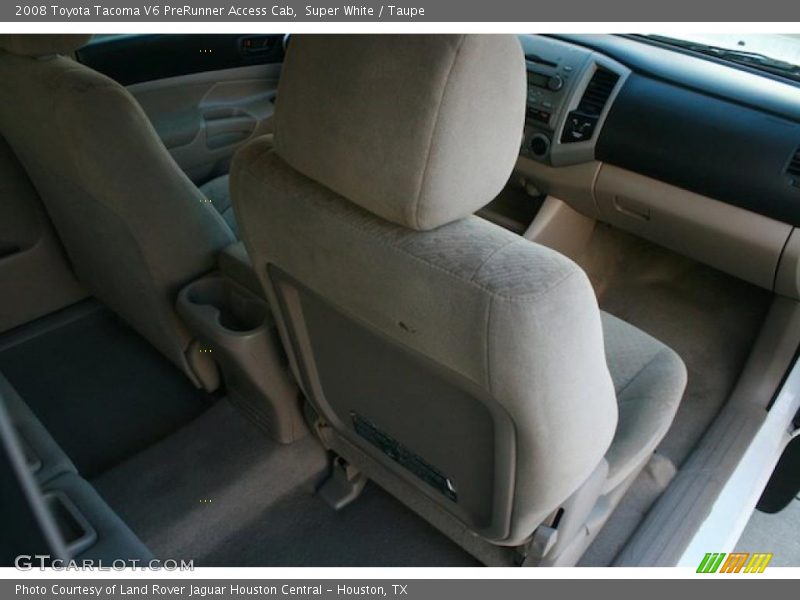 Super White / Taupe 2008 Toyota Tacoma V6 PreRunner Access Cab