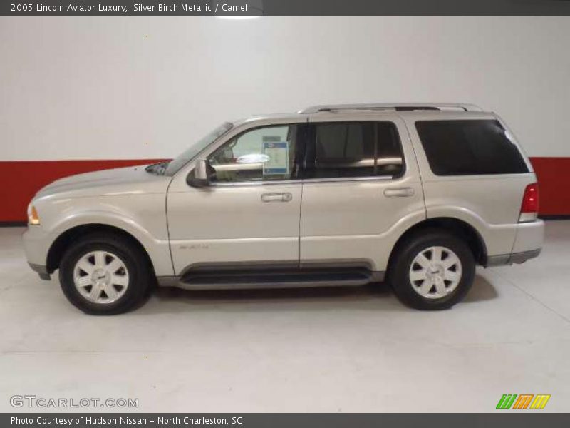 Silver Birch Metallic / Camel 2005 Lincoln Aviator Luxury