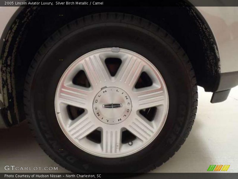 Silver Birch Metallic / Camel 2005 Lincoln Aviator Luxury